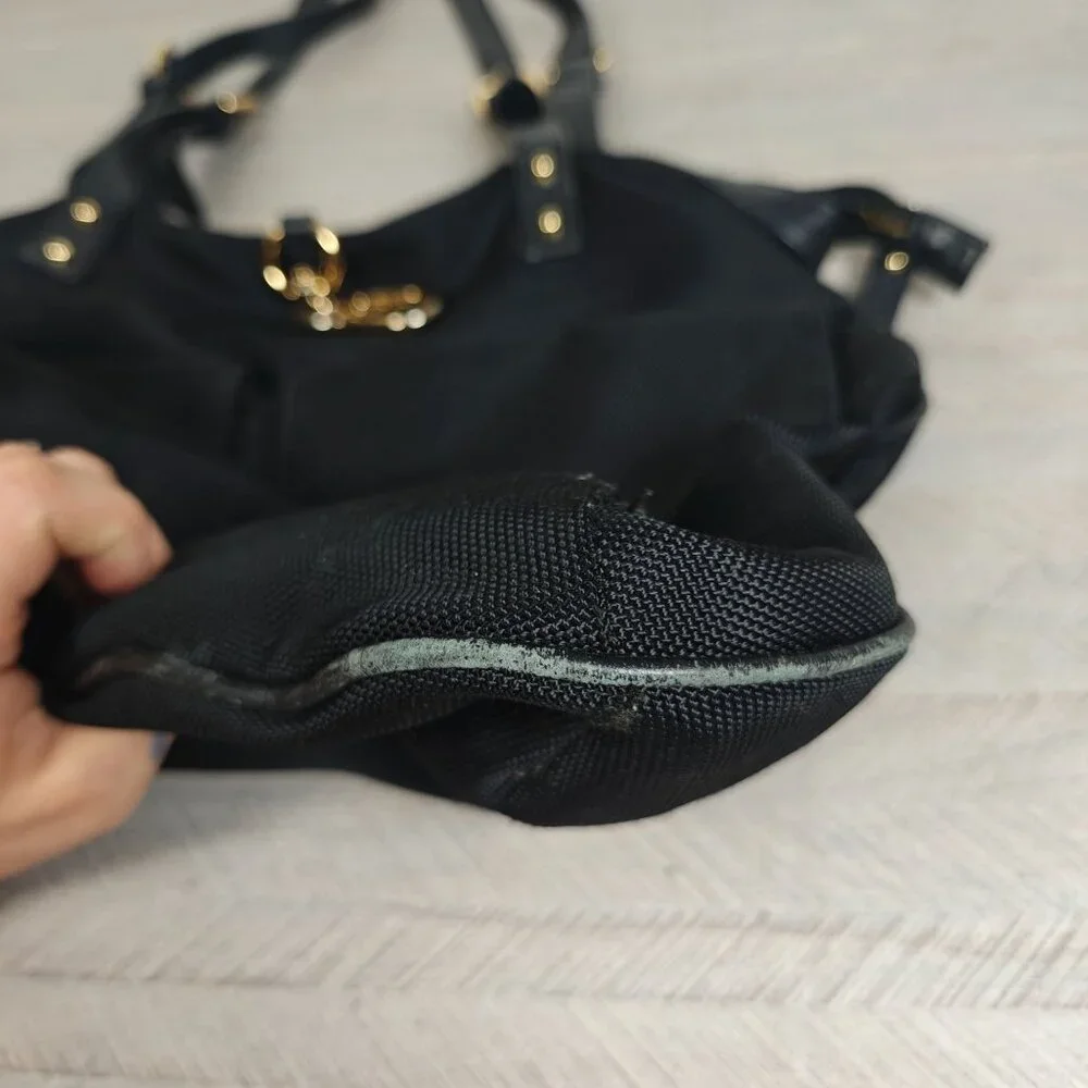 Jean Pierre Klifa For Anteprima-Nueve Black Nylon Shopper Tote Bag Large